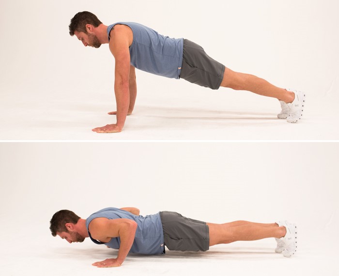 Gambar orang push-up