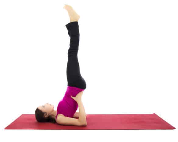 Gambar orang shoulder stand
